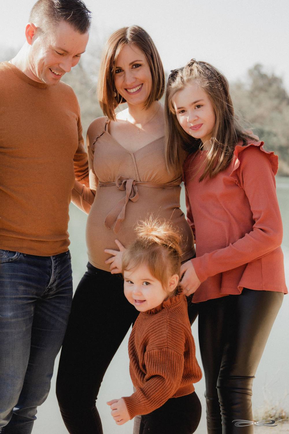 photo enceinte famille